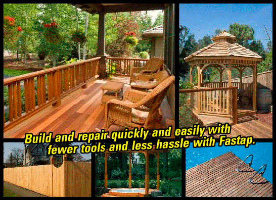 Fastap Plus Outdoor Projects